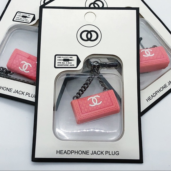 Pink Silicone Purse Cell Phone Charm - Picture 2 of 3